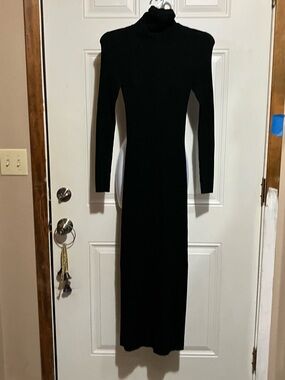 Vintage Victoria’s Secret Black Turtleneck Maxi Dress  Never worn